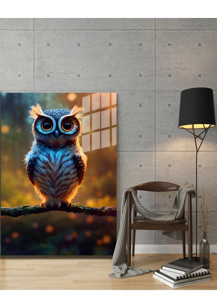 Eğlenceli Hayvanlar, Yapay Zeka Destekli, 3d Dekoratif Baskı Cam Tablo 279