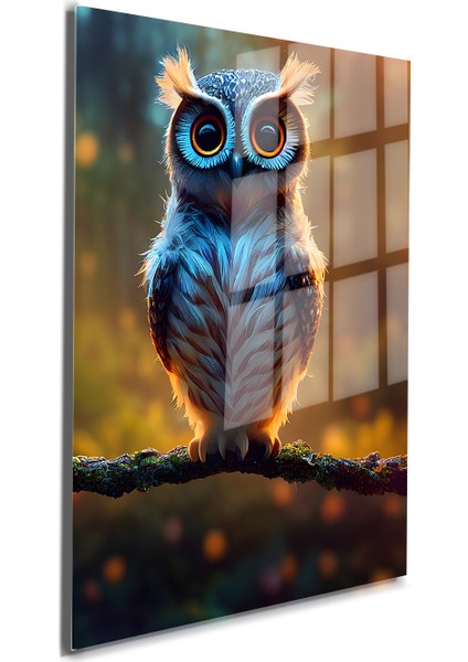 Eğlenceli Hayvanlar, Yapay Zeka Destekli, 3d Dekoratif Baskı Cam Tablo 279