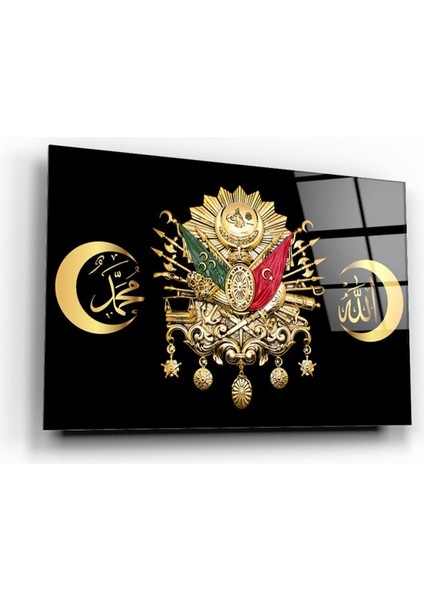 Osmanlı Tuğrası Cam Tablo | , Dekoratif, Ofis, Mutfak