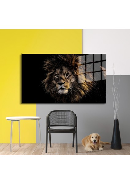 Eğlenceli Hayvanlar, Yapay Zeka Destekli, 3d Dekoratif Baskı Yatay Cam Tablo 58 modelleri