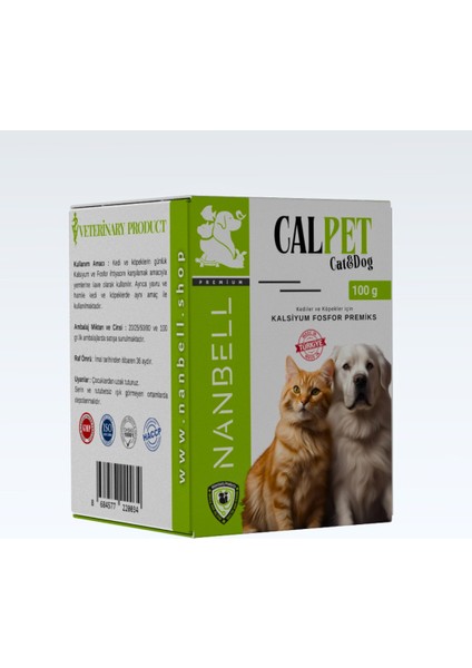 Calpet Kalsiyum Fosfor Premiks Kedi & Köpek fiyatları