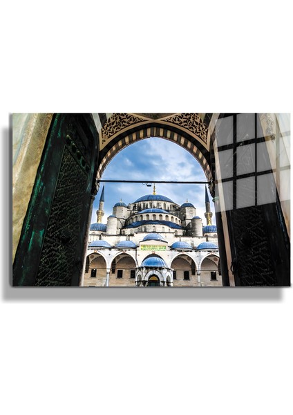 Şehirler Ve Manzaralar, Yapay Zeka Destekli, 3d Dekoratif Baskı Yatay Cam Tablo 416