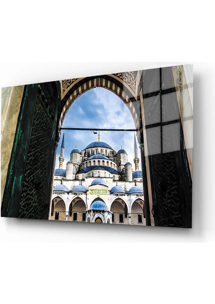 Şehirler Ve Manzaralar, Yapay Zeka Destekli, 3d Dekoratif Baskı Yatay Cam Tablo 416