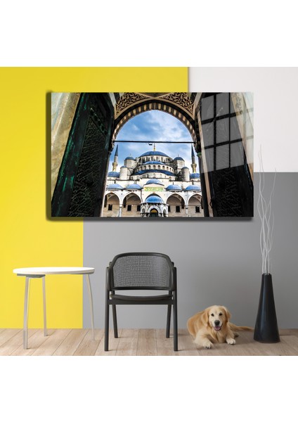 Şehirler Ve Manzaralar, Yapay Zeka Destekli, 3d Dekoratif Baskı Yatay Cam Tablo 416
