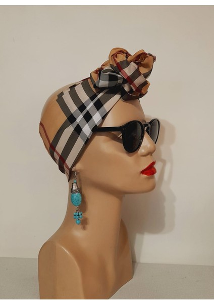 Telli Bandana Saç Aksesuarı Kadın Kumaş Toka modelleri