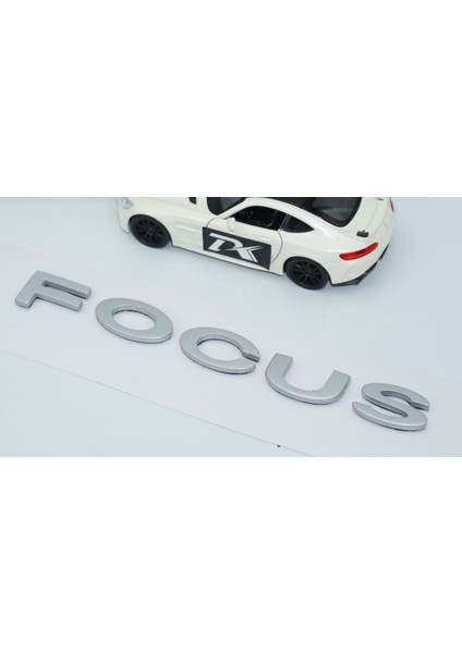 Ford Focus Yeni Model Bagaj 3m 3D Gri Abs Logo Amblem