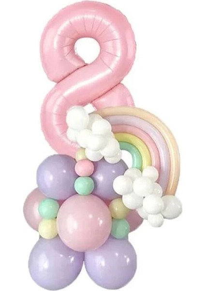 Pembe Yaş Balon Set