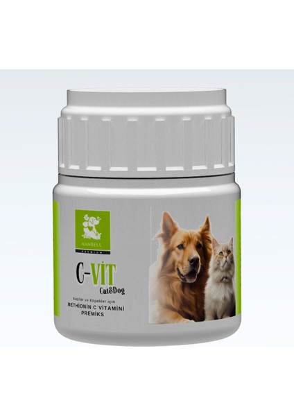 C-Vit Methionin - C Vitamini ve Methionin Premiks Kedi & Köpek