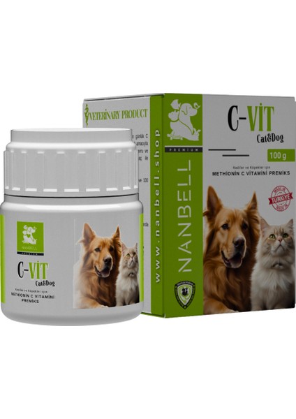 C-Vit Methionin - C Vitamini ve Methionin Premiks Kedi & Köpek