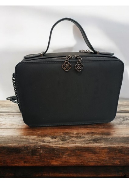 Siyah -Viyana Deri 5 Gözlü Genis Iç Hacimli Askılı Çanta , Çapraz Çanta fiyatları