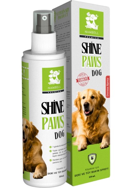 Shine Paws Derma Sprey For Dog - Köpekler Için Cilt Sağlığı ve Temizlik Spreyi