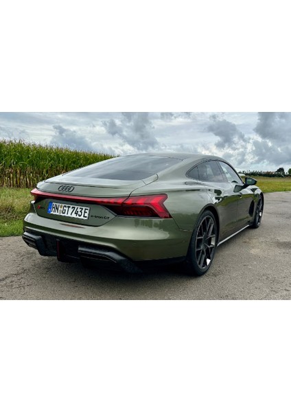 E-Tron Gt Bagaj Siyah Yazı Logo Audi Ile Uyumlu indirimleri