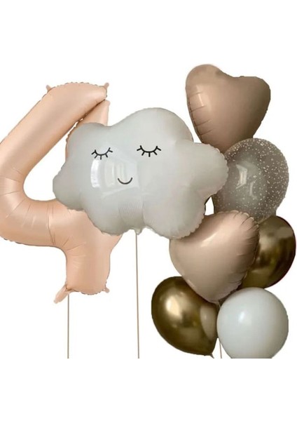 Bulut Folyolu Yaş Balon Set