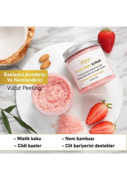 Body Scrub Arındırıcı Nemlendirici Vücut Peelingi Batık ve Çilek Karşıtı Bacak Onarıcı Vücut Peeling 2025