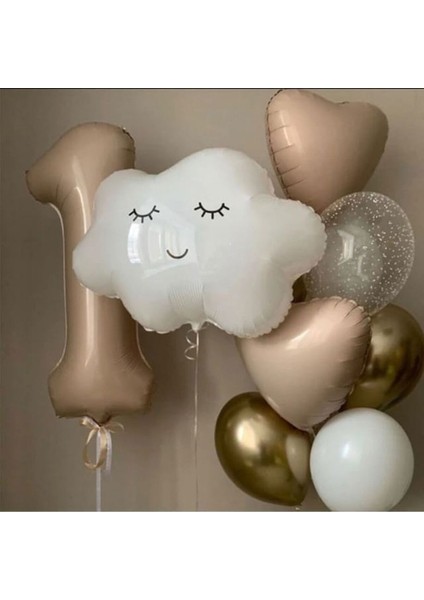 Bulut Folyolu Yaş Balon Set