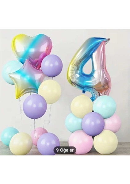 Gökkuşağı Yaş Balon Set