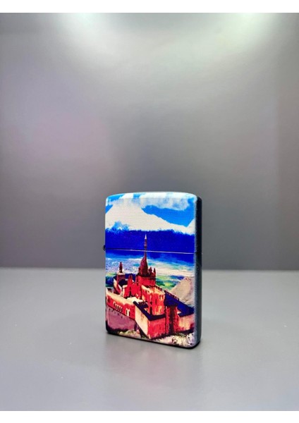 Zippo Model Lazer Baskı Benzinli Metal Çakmak