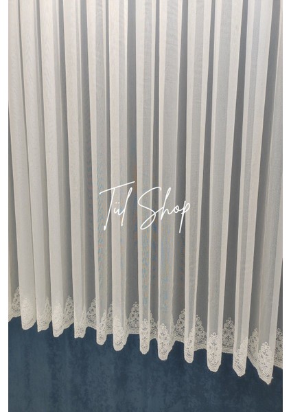 Ağır Gramajlı Kırışma Yapmaz 079 Etek Titi Model 1/2 Seyrek Pileli Tül Perde modelleri