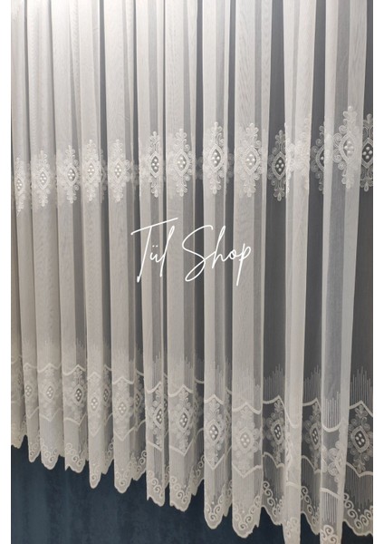 Ütü Istemez Modern 108 Serpme Model 1/3 Sık Pileli Tok Ağır Tül Perde modelleri