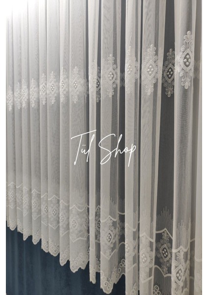 Ütü Istemez Modern 108 Serpme Model 1/3 Sık Pileli Tok Ağır Tül Perde indirimleri