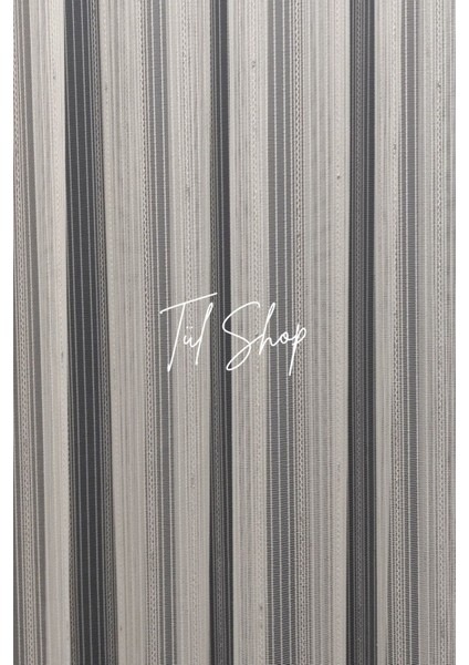 Spor ve Şık Kırışma Yapmaz Gümüş Damla Model 1/2 Seyrek Pileli Tül Perde indirimleri