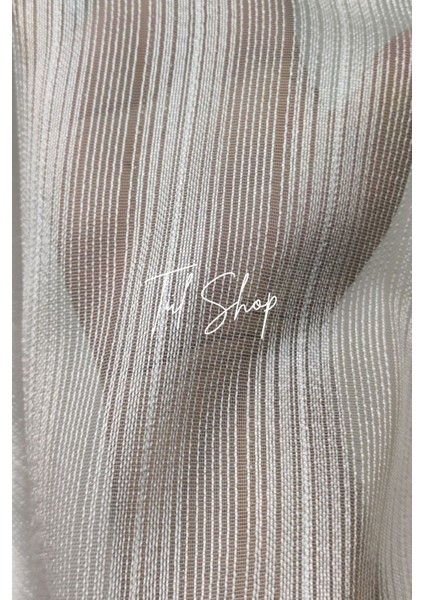 Ütü Istemez ve Kırışmaz Ağır Sade ve Şık Kdk Ekru Model 1/2 Seyrek Pileli Tül Perde indirimleri