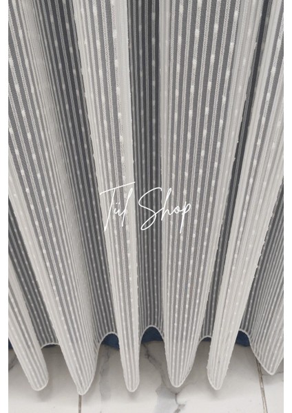 Ütü Istemez Kırışmaz Ağır Sade ve Spor Ponpon Model 1/2 Seyrek Pileli Tül Perde indirimleri