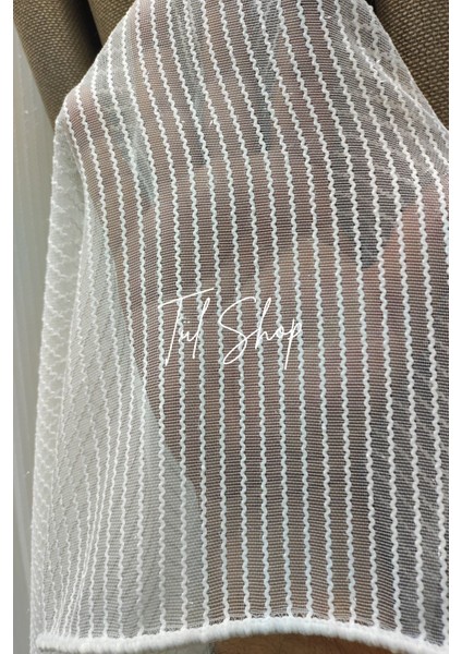 Ağır Gramajlı Kırışmaz Profesyonel Işçilik Ulak Model 1/2 Seyrek Pileli Tül Perde indirimleri