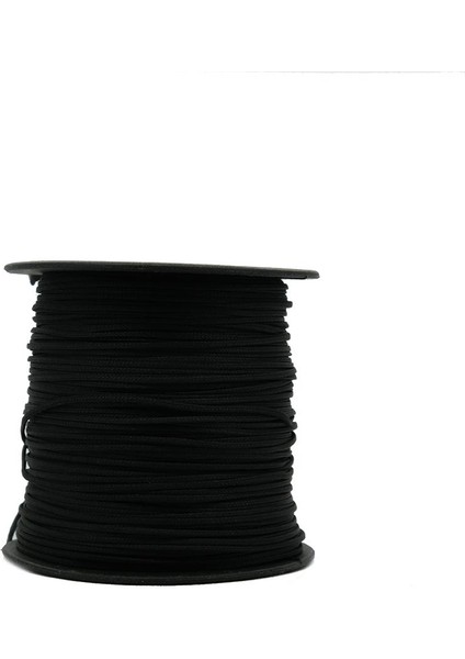 Paraşüt ipi 1 mm Siyah Renk 1 Makara 100 Metre
