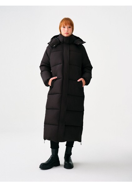 Loose Fit Kadın Kaban