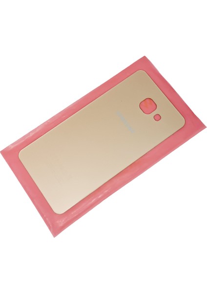 Samsung Galaxy A5 2016 (A510) Arka Pil Batarya Kapağı (CAM+B-7000) Gold