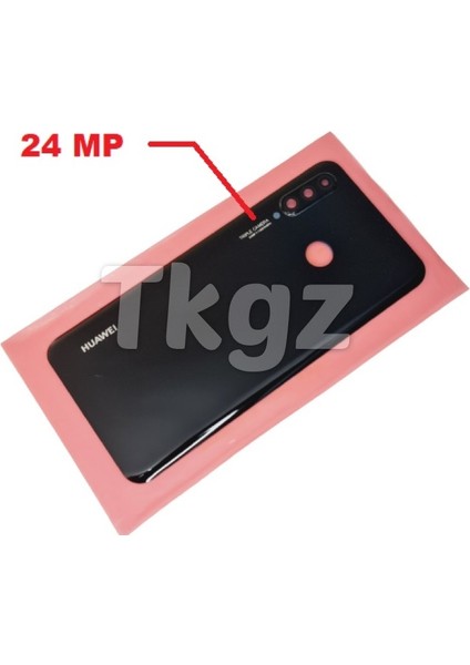 Huawei Uyumlu P30 Lite Arka Pil Batarya Kapağı ( Kamera Lensli 24 MP) SİYAH