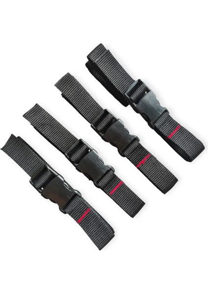 Mat Uyku Tulumu Çadır Bağlama Gerdirme Perlonu Tokalı 4 Adet