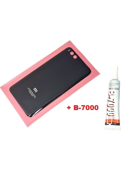 Xiaomi Mi Note 3 Arka Kapak Batarya Pil Kapağı (CAM+B-7000) Siyah