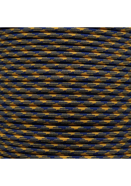Paracord Ip 4 mm Hardal Mavi Desenli NO:110 10 Metre modelleri