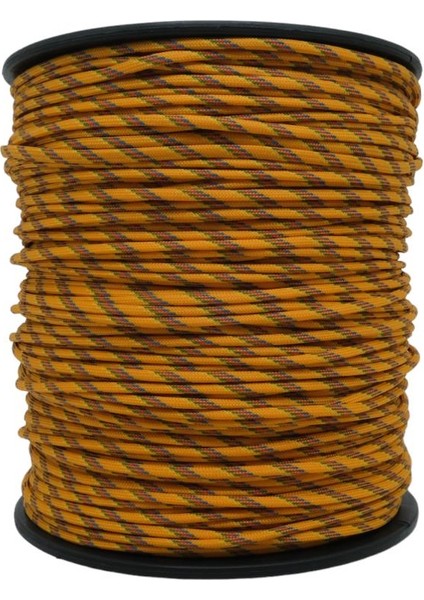 Paracord Ip 4 mm Hardal Desenli Renk NO:117 10 Metre