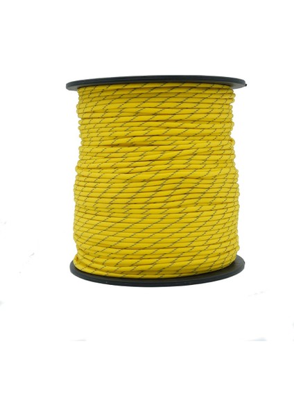 Paracord Ip 4 mm Reflektörlü Sarı Renk No:48 10 Metre