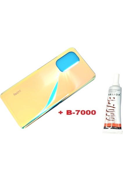 Xiaomi Poco F3 Arka Kapak Batarya Pil Kapağı (CAM+B-7000) Gold