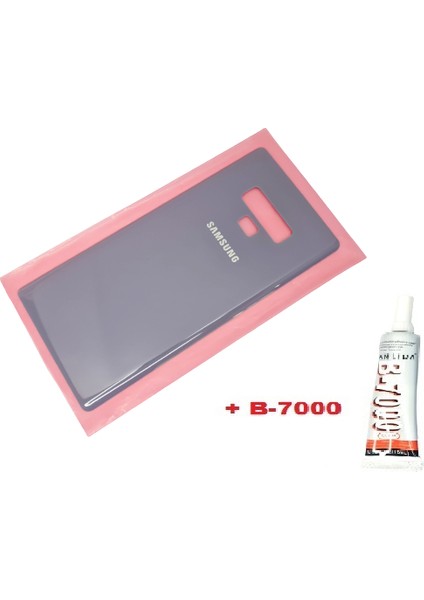 Samsung Galaxy Note 9 Arka Pil Batarya Kapağı (CAM+B-7000) Orkide Mavi