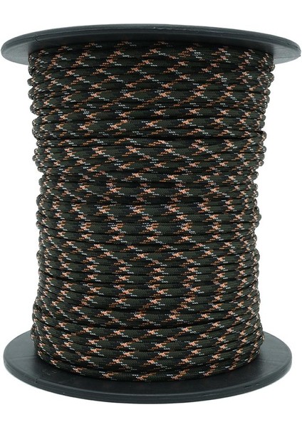 Paracord Ip 4 mm Haki Beyaz Desenli No:81 10 Metre