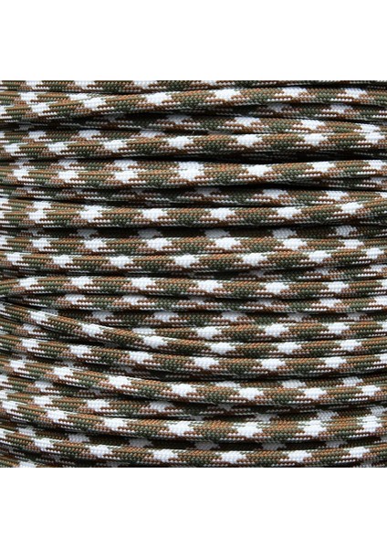 Paracord Ip 4 mm Beyaz Haki Desenli No:78 10 Metre fiyatları