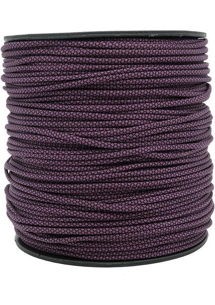 Paracord Ip 4 mm Mor Siyah Desenli No:46 10 Metre