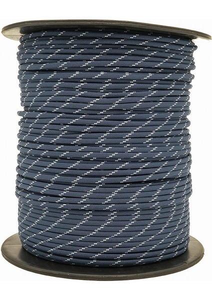Paracord Ip 4 mm Lacivert Beyaz Desenli Renk No:80 10 Metre