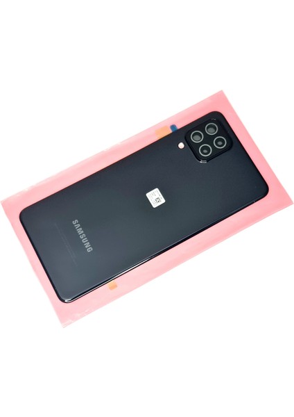 Samsung Galaxy A22 (4g) Arka Pil Batarya Kapağı (Full Kamera Lensli) Siyah