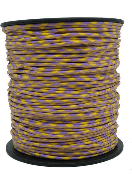 Paracord Ip 4 mm Mor Sarı Renk No:71 10 Metre