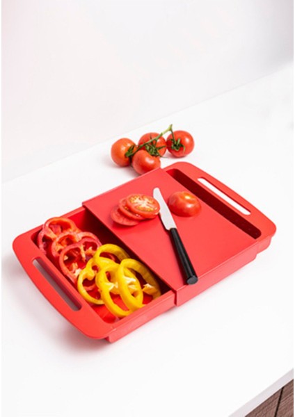 Çok Amaçlı Plastik Kesme Tahtası, 25x30 cm, Beyaz, dayanıklı ve hafif kullanım için ideal modelleri
