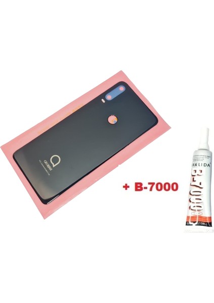 Alcatel 3x 2019 (5048Y) Arka Kapak Pil Kapağı (CAM+B-7000) Siyah