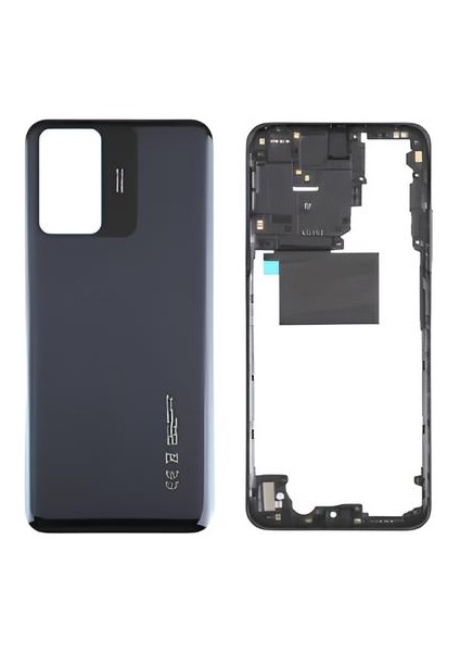 Xiaomi Redmi Note 12S Full Kasa Arka Kapak Takım Siyah
