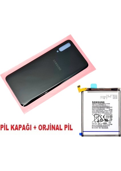 Samsung Galaxy A70 A 705 Arka Pil Batarya Kapağı + Pil Siyah