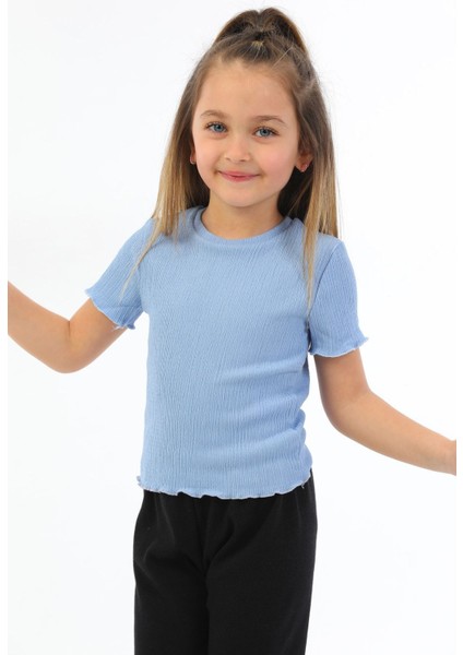 Kız Çocuk Esnek Kumaş T-Shirt fırsatları